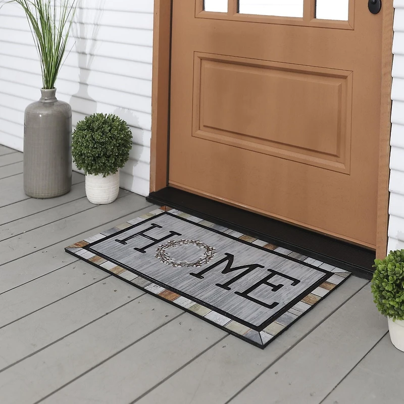 Mohawk Home Homestead Wreath Polyester Doormat 1' 6" X 2' 6"