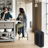 Purificateur d'air WINIX 5500-2 pour grande pièce jusqu'à 1740 pi² en 1 heure avec moniteur de qualité de l'air, véritable HEPA, filtre à charbon haute désodorisation et mode automatique, capture les