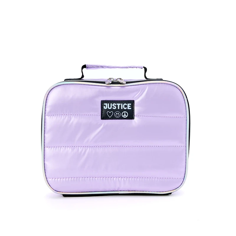 Ensemble sac à dos et boîte à lunch Justice Lilac Dream