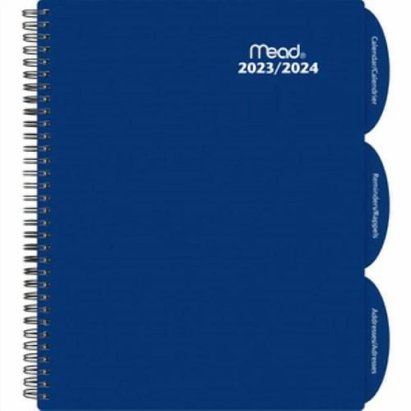 Mead Large 2024 Weekly/Monthly Poly Planner Asst, Planner