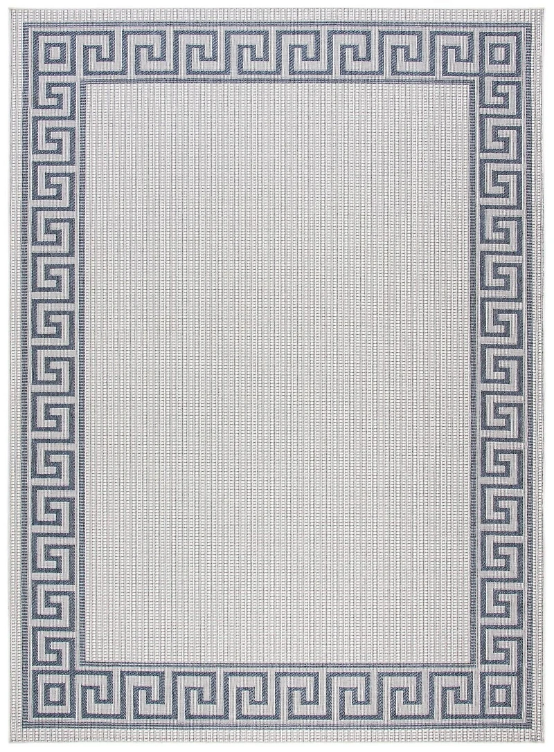 SAFAVIEH Bermuda Isidora Tapis Intérieur/Extérieur Géométrique Lavable en Machine
