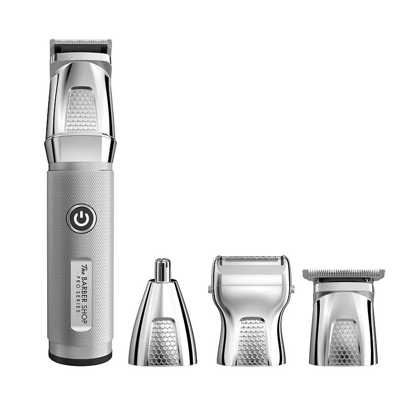 The Barber Shop Pro Metal Series Lithium-Ion Multi-Head Trimmer
