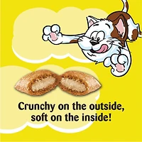 Temptations Hearty Beef Flavour Soft & Crunchy Adult Cat Treats, 180g