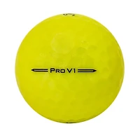 Mulligan - 36 balles de golf récupérées Titleist Pro V1 2024 5A Mint, jaunes