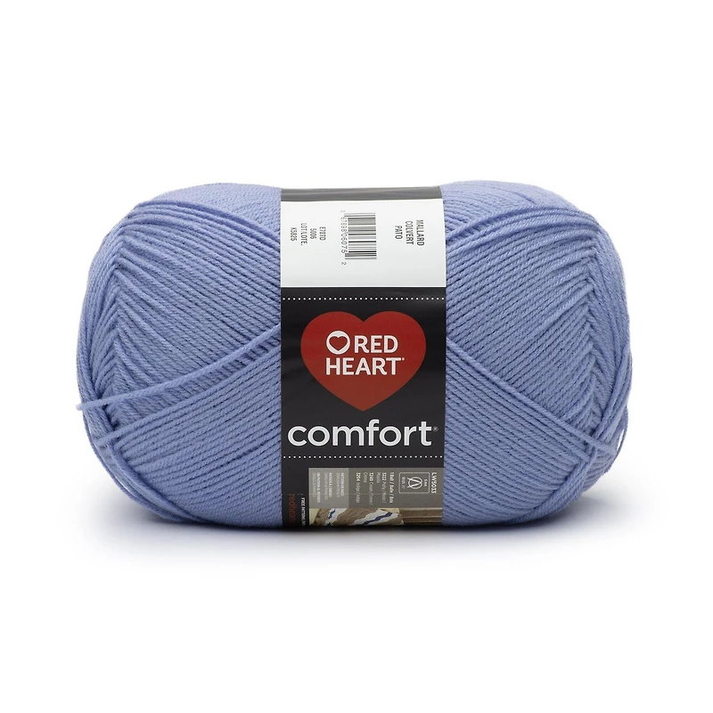 Red Heart® Comfort® Yarn, Solid, Acrylic #4 Medium, 16oz/454g, 867 Yards, Versatile yarn large ball size