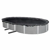 Blue Wave Couverture d'hiver pour piscine hors-terre en mailles rugueuses - ovale