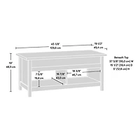 Sauder La Collection Cannery Bridge Table basse