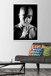 Tupac - Praying Wall Poster, 14.725" x 22.375"