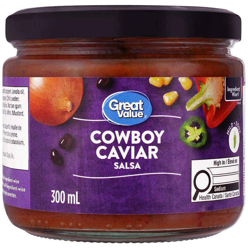 Great Value Mild Cowboy Caviar Salsa, 300 mL