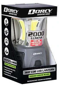 Lanterne de lumière à plusieurs niveaux Dorcy, modèle 41-3119 2000 Lumens