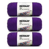 Bernat® Premium™ Yarn (3 Pack), Acrylic #4 Medium, 7oz/198g, 360 Yards