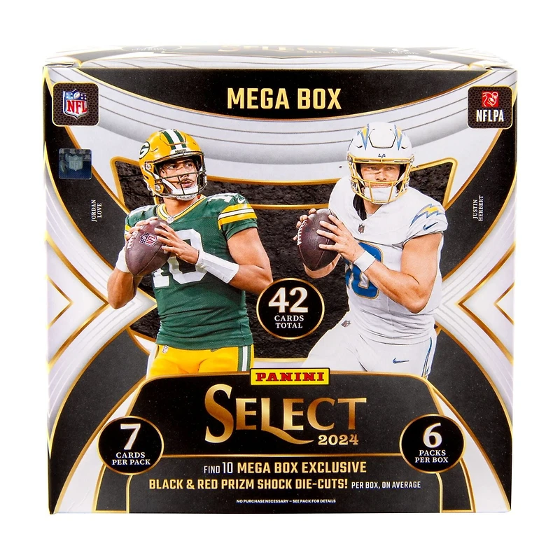 2024 Panini Select Football Trading Cards Mega Box