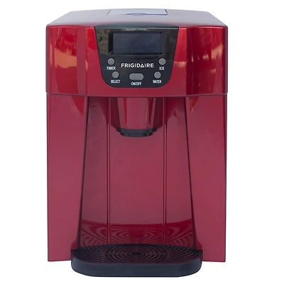 Frigidaire Compact Ice Maker and Water Dispenser - Red