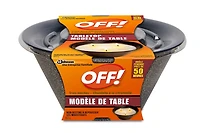 Chandelle de table à la citronelle Off! à trois mèches