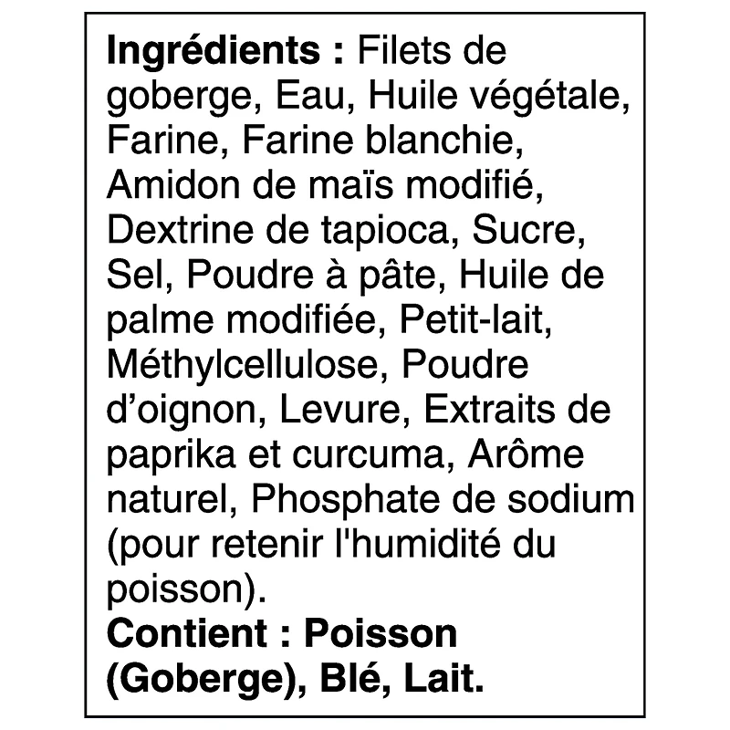 BlueWater Seafoods English Style Fish, Wild Caught Pollock, Frozen, 6 Count, 500 g Package, English style wild-caught pollock fillets