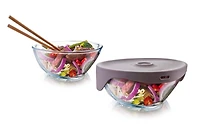 Tomorrow's Kitchen Single Serve Steamer with Grey Silicone Draining Lid