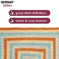 Bernat® Lattice™ #4 Worsted (Medium) Blend fil, 7.8oz/220g 389 Yards