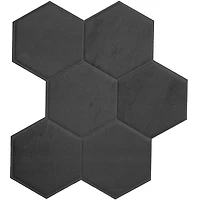 Smart Tiles Peel and Stick Backsplash Wall Tiles, Hexa Walton, 4-Pack, 9.56in x 10.61in