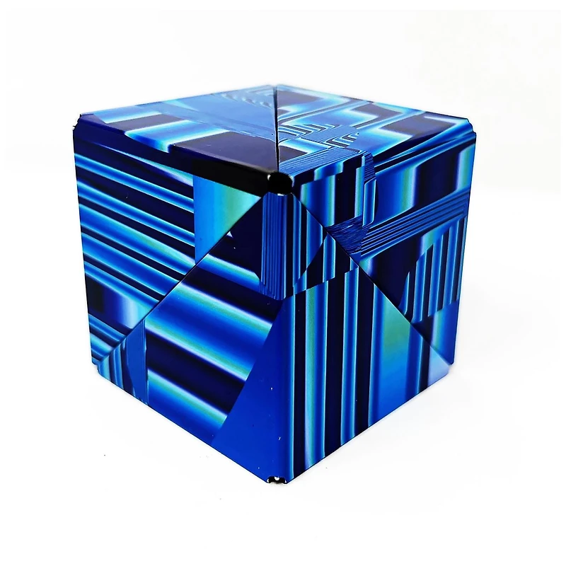 Cube multiforme Shashibo - Cristal bleu