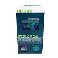 Trousse d'aquarium à bulles GloFish Demi-Lune LED 3 gallons