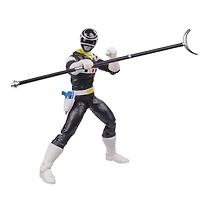 Power Rangers Lightning Collection In Space Black Ranger 6-Inch Premium Collectible Action Figure Toy with Accessories