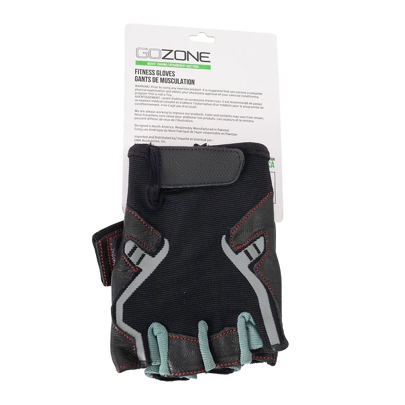 GoZone Weight Gloves – Traditional Style – S/M – Black/Red