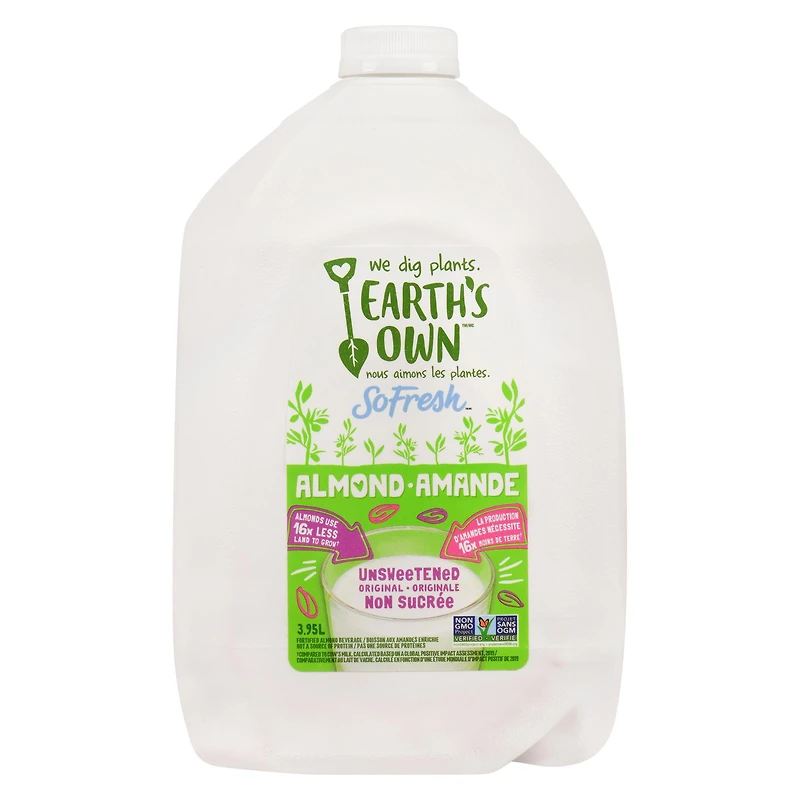 Earth's Own Amande Non-Sucree 3.95L