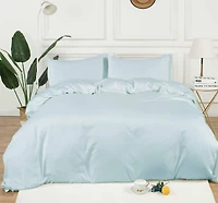 Fabstyles 100% Bamboo Duvet Cover | Silky Soft, Breathable, Cooling, Hypoallergenic and Oeko-TEX Certified Bamboo Comforter Cover for Queen, King