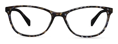 Colour Block Lunettes De Vue Pour Femmes, Vcwc11, Bleue Tortue, 54-17-145