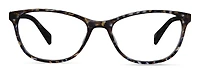 Colour Block Lunettes De Vue Pour Femmes, Vcwc11, Bleue Tortue, 54-17-145