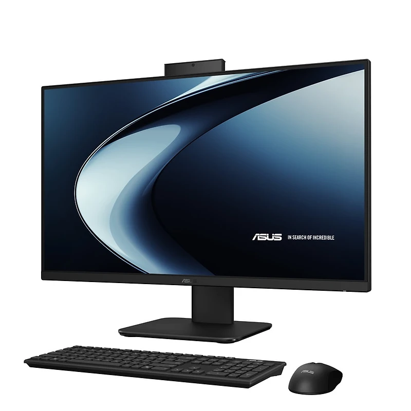 ASUS V400 AiO (V470VA) 27” All-in-One Desktop Computer, Intel® Core™ i5-13420H proc, FHD 1920 x 1080, NanoEdge Display, 16GB DDR5 RAM, 512GB SSD, Wired Kybd & Mouse, Black, V470VAK-DSI516512-CB