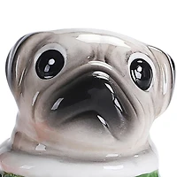 Holiday Time Pug Salt & Pepper Shakers