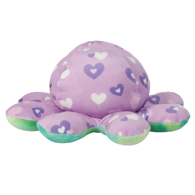 Way To Celebrate Valentine's Day 13.5" OCTOPUS Reversible Plush Animal