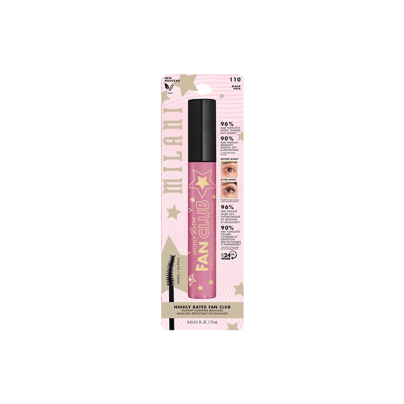 Milani - Highly Rated Mascara - 110 Balck - 1 Pc