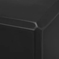 Reebok Delta bloc du yoga, noir Fabriqué en mousse solide