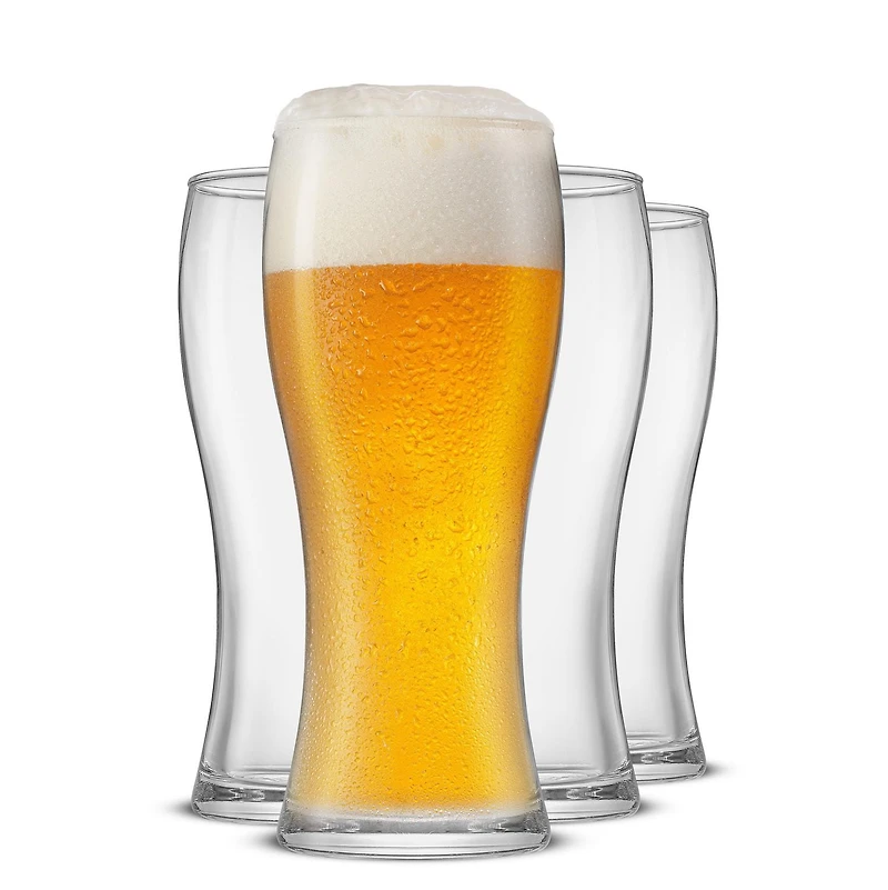 Verres à Bière Callen Pilsner – 15,5 oz - Ensemble de 4 Cristal sans plomb