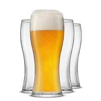 Verres à Bière Callen Pilsner – 15,5 oz - Ensemble de 4 Cristal sans plomb
