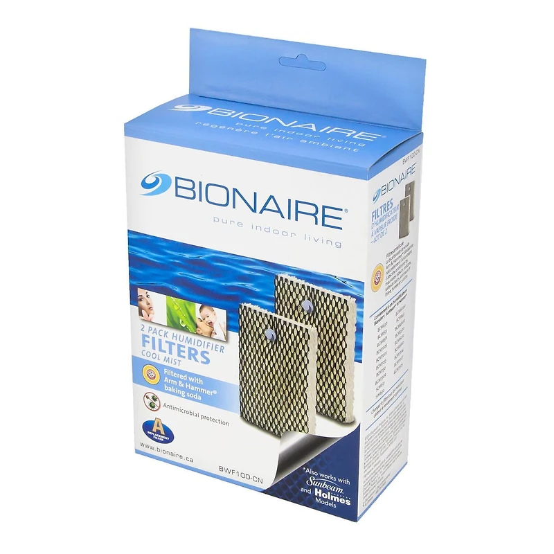 Filtre à mèche Bionaire pour humidificateur à brume fraîche