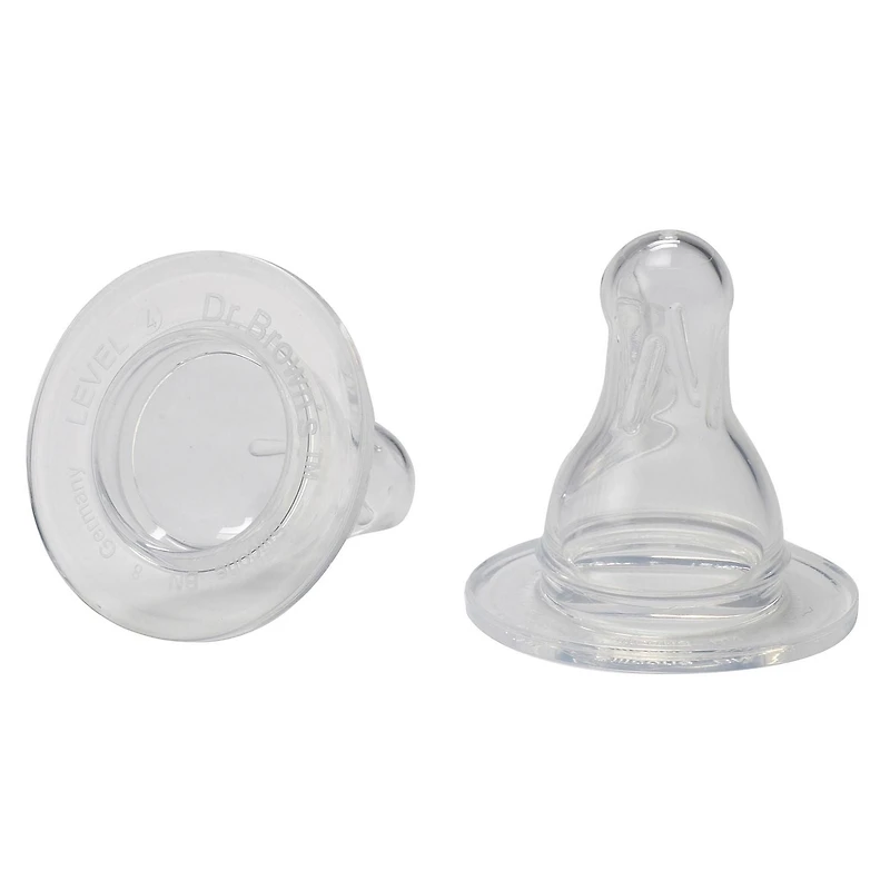 Dr. Brown's - Niveau 4 Tétine pour biberon standard, paq. de 2