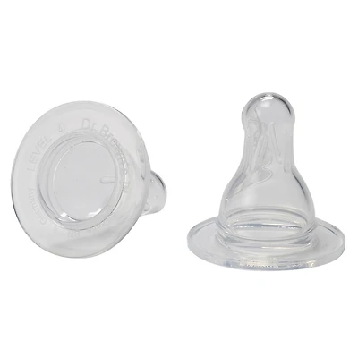 Dr. Brown's - Niveau 4 Tétine pour biberon standard, paq. de 2