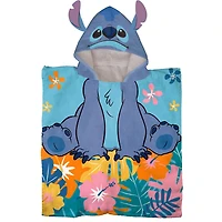 Lilo & Stitch Hooded Poncho Towel, 100% Cotton