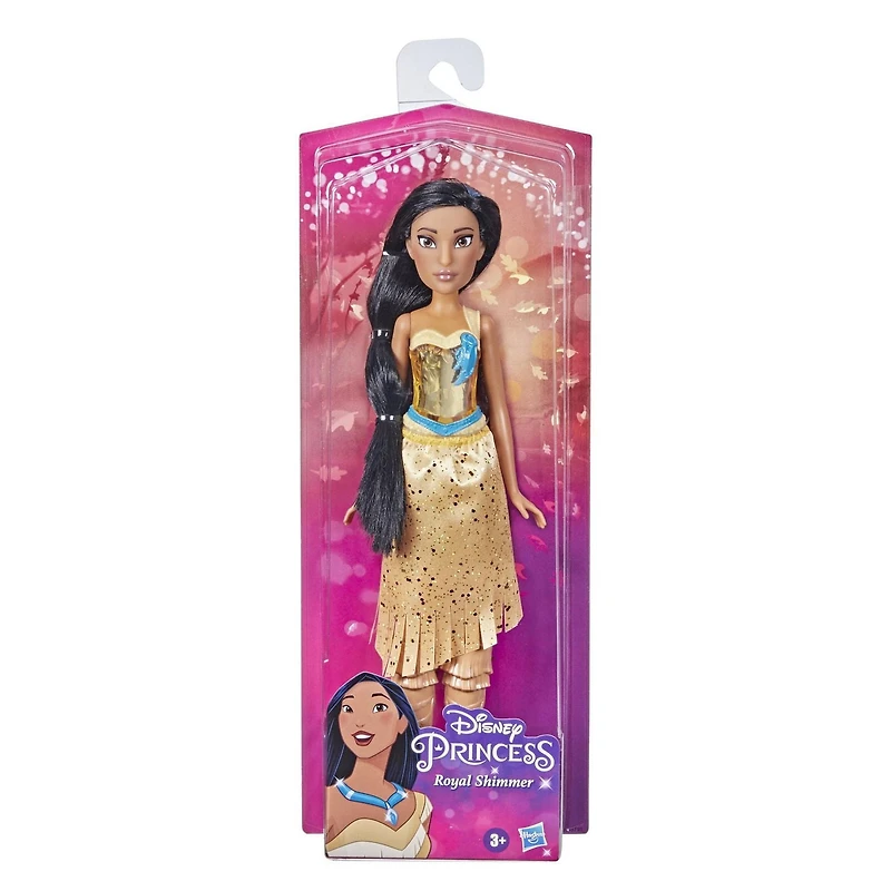 Disney Princess Royal Shimmer Pocahontas Doll with Skirt and Accessories