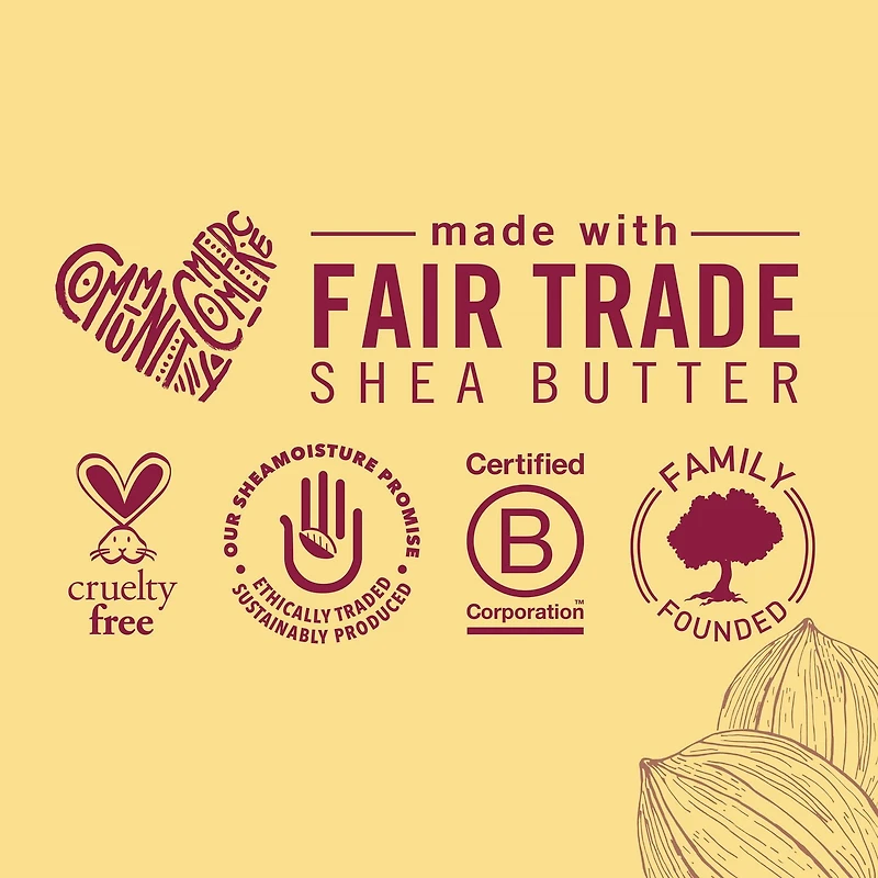 Masque de traitement Renforcer et Rétablir SheaMoisture Huile de Ricin Noire de Jamaïque 325ml Masque de traitement