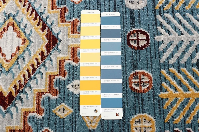 ECARPET Washable Southwestern Area Rug & Runner for Hallway, Living Room, Bedroom