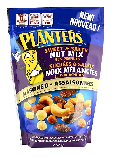 Planters Sweet & Salty Nut Mix 50% Peanuts