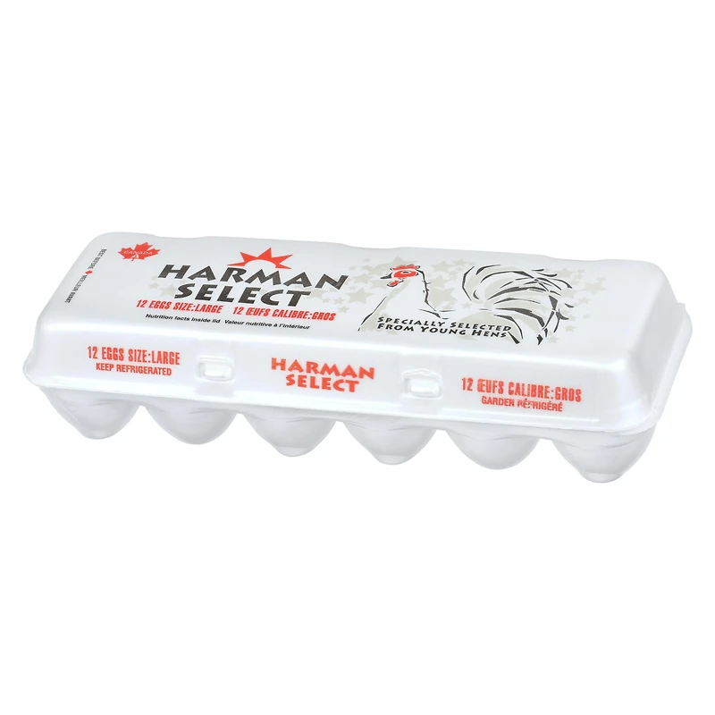Harman Select gros oeufs blancs