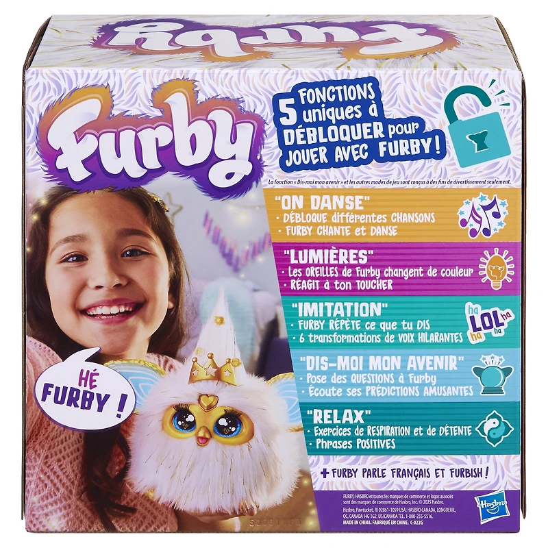 Furby Gold Glam Interactive Plush Toy - French Version