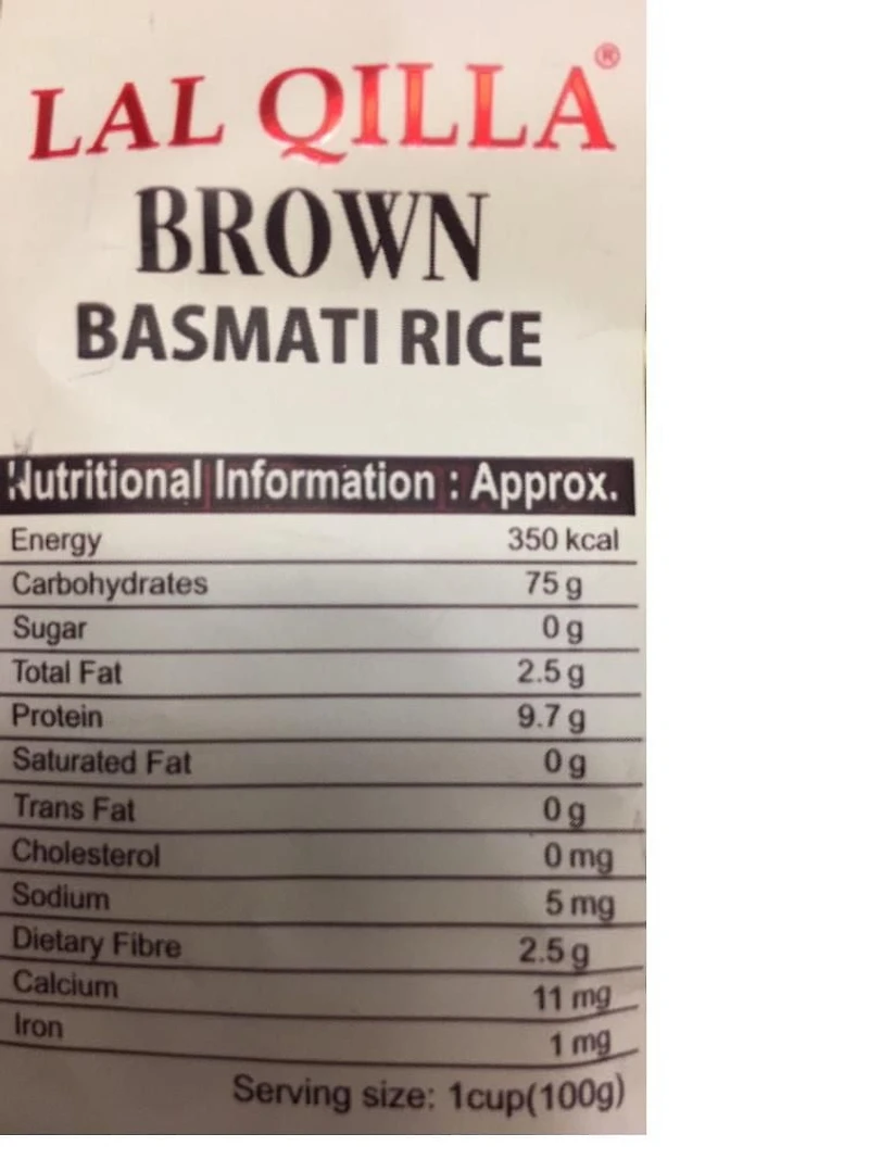 Riz basmati brun Lal Quilla