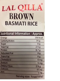 Riz basmati brun Lal Quilla