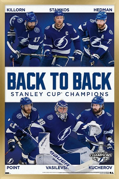 Lightning de Tampa Bay de la LNH - Champions de la Coupe Stanley de la LNH 2021